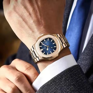 Orologio POEDAGAR 613 Dorato alla Moda in Acciaio Inossidabile con Calendario Luminoso Impermeabile Orologio da Uomo di Lusso Casual da Polso - Product Image 3