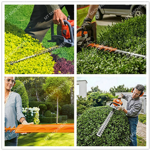 Taille-haie thermique professionnel 25,4 cm³ à 2 temps pour l'entretien des jardins - Product Image 6