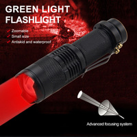 Mini lampe torche LED rechargeable USB en alliage d'aluminium haute puissance, indice de protection IP55, portée du faisceau 400-500 m, zoom rétractable, intensité réglable