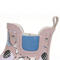 Bottes de pluie Chelsea en caoutchouc pour tout-petits, quatre saisons, avec panneau latéral élastique, imperméables et antidérapantes, vente en gros