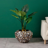 Vase en forme de coquille en feuille de perle, rectangulaire, de grande qualité, décoration pour la maison, vente pour les pays-bas, offre spéciale
