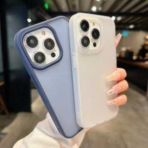 Matte kế<span class=keywords><strong>t</strong></span> cấu chống trượ<span class=keywords><strong>t</strong></span> cho <span class=keywords><strong>Iphone</strong></span> trường hợp cao cấp chống trượ<span class=keywords><strong>t</strong></span> cạnh thiế<span class=keywords><strong>t</strong></span> kế cho <span class=keywords><strong>iPhone</strong></span> 15, 14 Pro Max, 13, và 12 - Product Image 1