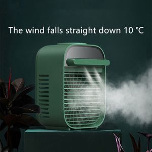 Mini ventilador portátil USB recargable con refrigeración por agua, aire acondicionado, ventilador de escritorio para exteriores - Product Image 3