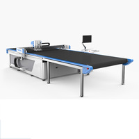 Jindex CNC Table de Convoyeur Automatique Bracelet En Cuir Coupe Jet D'encre Fonction Chaussure Machine De Découpe du Cuir
