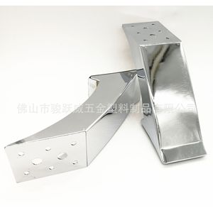 Pata de Mueble de Acero Inoxidable de 10 cm de Altura, Diseño de Riel de Alta Velocidad, Resistente, para Sofá, Mesa de Centro, Mueble de TV, Mueble de Cocina - Product Image 4
