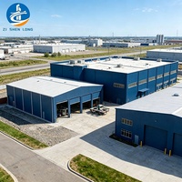 Entrepôt en acier préfabriqué, atelier préfabriqué, structure en acier préfabriquée, kits de construction métallique pour stockage
