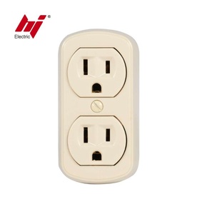 Chúng tôi loại Điện Thẳng lưỡi 15 amp 125V Duplex bề mặt núi receptacle - Product Image 3