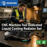 Kit de refroidissement à eau pour broche CNC OCOCOO, système de refroidissement, radiateur en aluminium, pompe pour routeur, gravure, machine laser industrielle