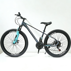 Vélo de montagne tout-terrain pour homme avec cadre en alliage d'aluminium de 26, 27,5 et 29 pouces, pneus noirs, système de suspension, accessoires - Product Image 3