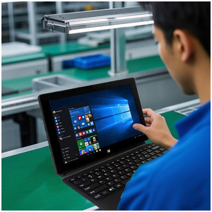 แท็บเล็ตพีซีหน้าจอสัมผัส 10 นิ้ว Intel Octa Core แรม 8GB รอม 256GB ระบบปฏิบัติการ Win10 Wi-Fi USB-C ได้รับการรับรองมาตรฐาน ROHS รองรับ 4G เหมาะสำหรับการเรียนและการทำธุรกิจ - Product Image 3