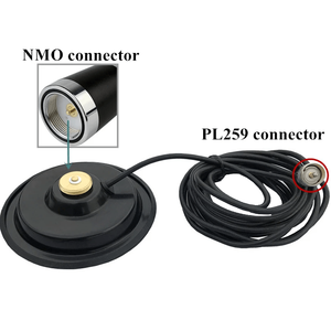 เสาอากาศวิทยุเคลื่อนที่แบบ NMO สำหรับรถยนต์ คลื่นความถี่ VHF 136-174MHz ขนาด 5/8 คลื่น - Product Image 3