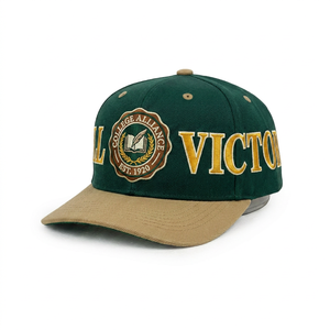 Gorras de Béisbol Deportivas Estructuradas de 6 Paneles, Teñidas en Color Sólido, Visera Curva, Logotipo Bordado Personalizado, 100% Algodón Premium - Product Image 1