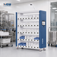 Système d'inventaire intelligent pour la production pharmaceutique industrielle avec étagère de pesage Pick-to-Light