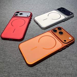 Compatible avec l'iPhone 17 Pro Max, coque magnétique douce et lisse de 2e génération pour iPhone 16/15, coque rigide antichoc de couleur unie - Product Image 2