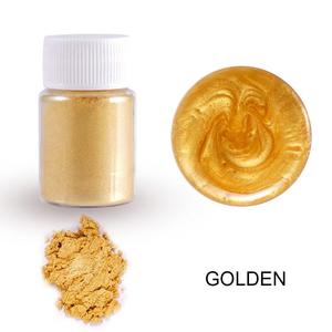 Colorant alimentaire <span class=keywords><strong>comestible</strong></span> poudre de pigment de mica métallique paillettes d'or poussière de lustre <span class=keywords><strong>comestible</strong></span> pour gâteaux boissons à cocktail - Product Image 2