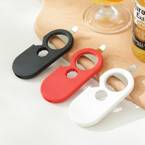 Ouvre-bouteille multifonction en acier inoxydable magnétique portable pour la maison, ouvre-bouteille de bière et de soda avec attraction automatique - Product Image 2