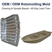Moule de rotomoulage en aluminium personnalisé OEM ODM, moule rotatif A356, usinage CNC pour bateaux, directement de l'usine