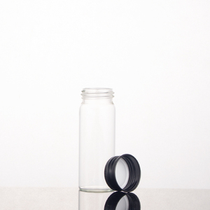 <span class=keywords><strong>Tube</strong></span> <span class=keywords><strong>à</strong></span> <span class=keywords><strong>essai</strong></span> en <span class=keywords><strong>verre</strong></span> borosilicaté <span class=keywords><strong>à</strong></span> <span class=keywords><strong>bouchon</strong></span> vissé transparent de 30mm de diamètre OEM 15ml 20ml 30ml 60ml 80ml <span class=keywords><strong>avec</strong></span> <span class=keywords><strong>bouchon</strong></span> en aluminium noir - Product Image 5