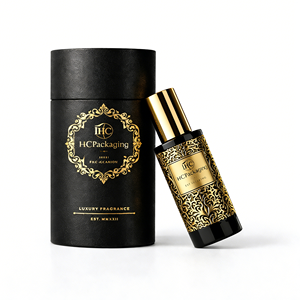 Premium Custom Luxury Perfume Paper Tube Packaging Cylinder <b>Box</b> with Gold Foil Logo for Fragrance <b>Bottle</b> Custom Logo Factory - Product Image 6