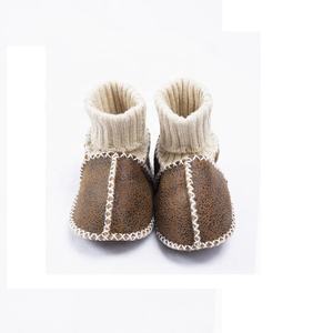 Chaussures en fourrure de mouton pour enfants, <span class=keywords><strong>bottes</strong></span> de <span class=keywords><strong>laine</strong></span> en peau d'agneau, chaussures pour enfants - Product Image 5