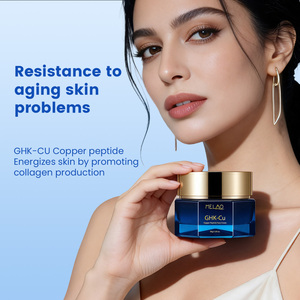 Crème au peptide GHK Cu, hydratation, éclaircissement, texture lisse, soutien du collagène, raffermissant, réparation des rides, crème anti-âge pour le visage, peptide - Product Image 1