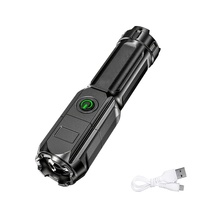 Lampe Torche LED Rechargeable 2024 Zoom Rétractable Haute Puissance pour Camping Pêche