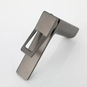 ברז כיור אמבטיה מנחושת בצבע אפור כהה, ידית אחת, בעל ליבה קרמית איכותית ועמידה בפני התזות, דגם יוקרתי חדש לשנת 2024 - Product Image 2