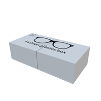 Boîte d'emballage de luxe pour lunettes de soleil, personnalisée, en carton, avec impression à l'encre de soja, pour étuis à lunettes