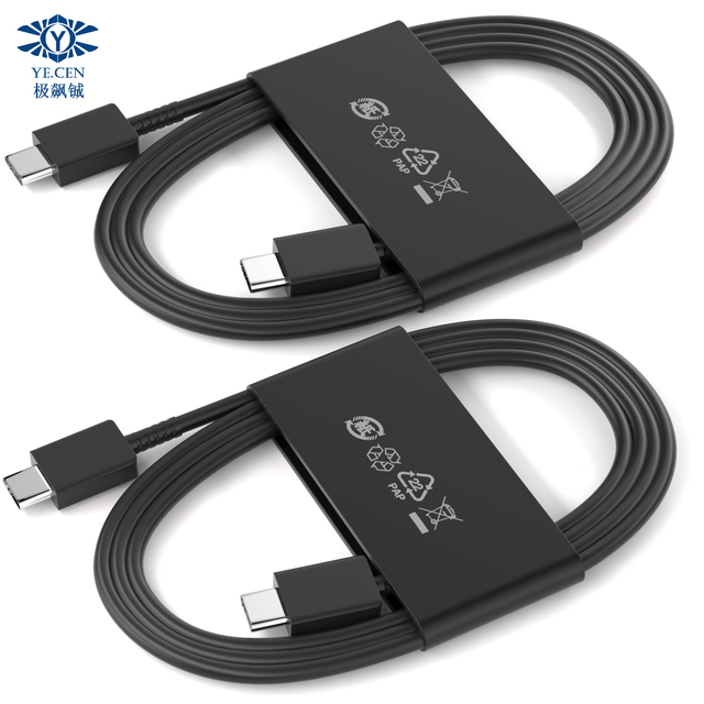 USB C to C Charging Cable 5A 25W 45W Type C Fast Charger Data Cord for Samsung Galaxy S25 S24 Ultra Note 20 Z Fold 7  Data Cable