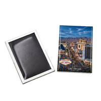 Aimant de réfrigérateur rectangulaire personnalisé de haute qualité en métal, design promotionnel, souvenir de Paris et de Londres, pour la décoration