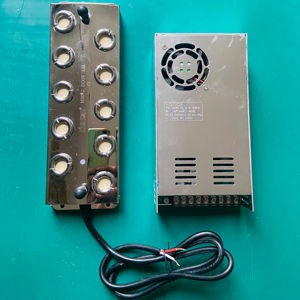 Brumisateur à ultrasons, atomiseur, 10 en acier inoxydable, 9L/h + alimentation sans étanchéité, 110V/220V = 1 ensemble - Product Image 1