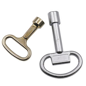 Clé à clé universelle pour serrure de porte d'ascenseur Clé utilitaire pour <span class=keywords><strong>plombier</strong></span> Clé triangulaire intérieure pour armoires électriques Trains de métro - Product Image 4