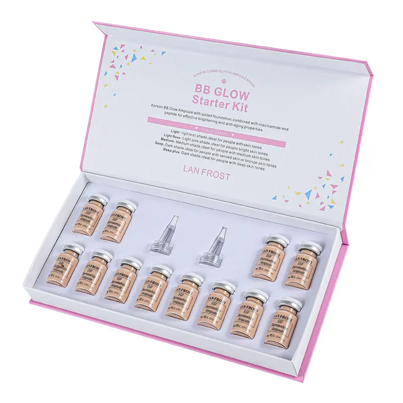 Face Skin Care Bb cream Meso Whitening Ampoules Brightening Treatment Glowing White Foundation Glow