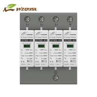 WZQYSL QYNS-40-385V-4P Haute Qualité Type 2 + 3 4P 275V Triphasé SPD Thunder Parafoudre