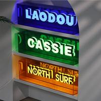 Plaque diffuseur en acrylique PMMA haute brillance pour boîte à LED, enseigne lumineuse néon, plaque guide-lumière