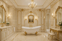 Service de conception 3D pour toute la maison, décoration intérieure de villa classique de luxe, ensemble de meubles royaux personnalisés, solution clé en main