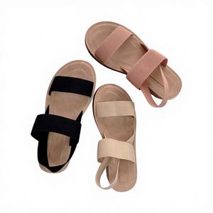 Sandales plates d'été pour femmes, style 2022, respirantes, légères, à bout ouvert, pour la marche en plein air, plage, avec semelle compensée - Product Image 4