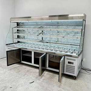 Haute qualité Hotpot Restaurant équipement <span class=keywords><strong>de</strong></span> réfrigération Malatang réfrigérateur Commercial affichage refroidisseur vitrine congélateur - Product Image 5