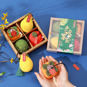 Sachet brodé traditionnel chinois pour le Festival des Bateaux-Dragons, rempli d'armoise naturelle, anti-moustiques, porte-bonheur - Product Image 2