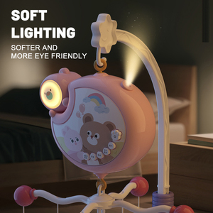 Móvil <span class=keywords><strong>de</strong></span> <span class=keywords><strong>Cuna</strong></span> Zhorya con Campanas, Mordedores, Sonajeros, Melodía Musical Relajante, Proyección, Control Remoto, Juguetes para <span class=keywords><strong>Cuna</strong></span> <span class=keywords><strong>de</strong></span> Bebé - Product Image 2