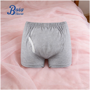 Taille L, culotte d'incontinence confortable en pur coton respirant, couche pour adulte avec bande élastique pour personnes âgées à mobilité réduite - Product Image 1