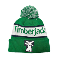 Bonnet de sport tricoté de créateur avec pompon, bonnet d'hiver en maille avec revers côtelé, personnalisable avec logo brodé, pour voyage et plage