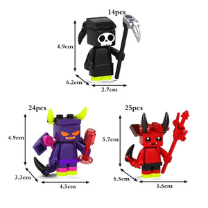 New Arrival Halloween Themed <b>Building</b> <b>Block</b> Figure with Luminous Accessories for Kids Educational Assembly Holiday Gift - Product Image 5