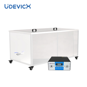 135L deux réservoir industrie ultrasons bain carburateur bloc moteur pièces dégraissant SUS304 nettoyeur à ultrasons moule vis écrou métal - Product Image 1