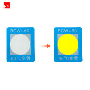 Aquarium Kühlkette papier 60 70 80 Grad Irreversibles Temperatur etikett Wärme empfindlicher Farbwechsel aufkleber Kinder fieber - Product Image 4