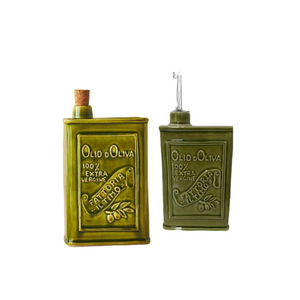 Set <span class=keywords><strong>Dispenser</strong></span> Quadrato in Ceramica per <span class=keywords><strong>Olio</strong></span> <span class=keywords><strong>e</strong></span> <span class=keywords><strong>Aceto</strong></span> Personalizzato Moderno Alimentare Regalo Perfetto Bottiglia per <span class=keywords><strong>Olio</strong></span> in Ceramica - Product Image 1