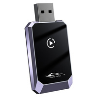 Adaptador Inalámbrico PIX-LINK OEM 2 en 1 para CarPlay y Android Auto, Dongle Inteligente WiFi, Convierte CarPlay con Cable a Inalámbrico