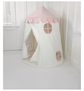 Maison de jeu intérieure pour enfants, <span class=keywords><strong>tipi</strong></span> avec fenêtres, grande tente pour enfants de 3 ans et plus, meubles de chambre pour enfants - Product Image 4