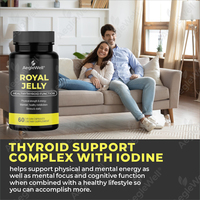 Aeglewell OEM Private Label Royal Jelly Vegan Capsules : Complément Alimentaire pour Renforcer l'Immunité, l'Énergie et la Santé Reproductive