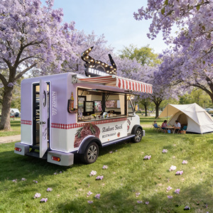 2026 Upgraded Mobile Food Van Multifunctional Food Truck For Coffee Bar Beer Wine Cold Drink Street Catering Service - Product Image 1